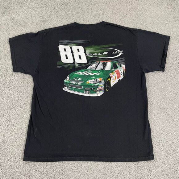 Dale Earnhardt JR #88 Shirt XL Nascar Racing Double Sided AMP Graphic Tee - Picture 4 of 9